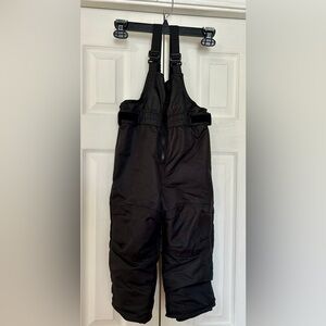 Snow Pants child size 3T black cat & Jack bibs snowsuit